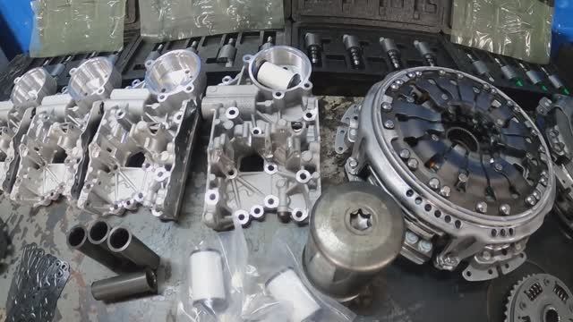 DSG 7. dq200.Замена Сцепления Запчасти.
