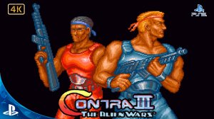 Contra 3.The Alien Wars(1992-SNES).Уровень 4.Sony PlayStation 5.4K.PS5.🎮