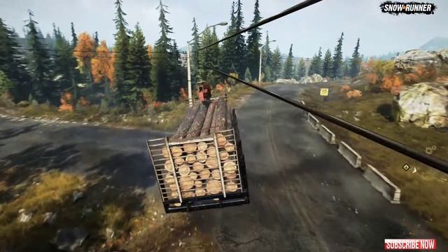 GWC Bulldog Colossus the best truck for medium logs in SnowRunner