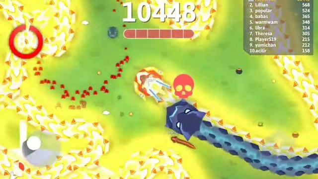 1 часть этого ролика.Играю в snake.io. смотреть онлайн