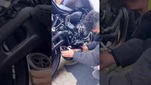 Removing Yamaha mt-07 db killer akrapovic