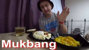 Мукбанг. Встретил коллегу фотографа. Что сказать, голодный и холодный художник.