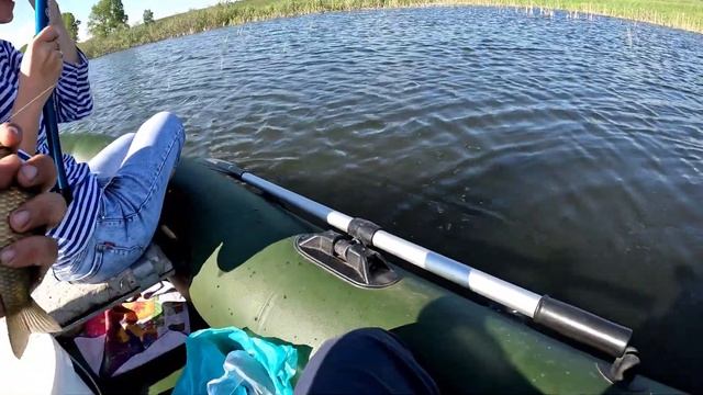 ПРИКОРМИЛИ и ПОПАЛИ на ЖОР КАРАСЯ... Рыбалка на поплавочную удочку. ОПЕРАТОР в ВОСТОРГЕ от рыбалки!! смотреть онлайн