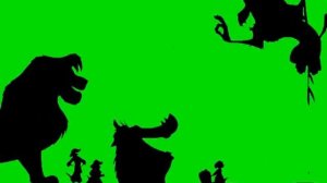 Timon and Pumbaa Rewind Green Screen (Academy Ratio)