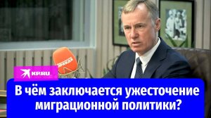 Замминистра МВД объяснил, в чём заключается ужесточение миграционной политики