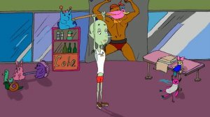 Дрыщь пытается поднять легкую штангу