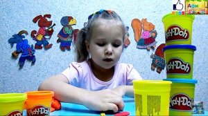 Пластилин Play-Doh. Забавные сафари зверюшки.