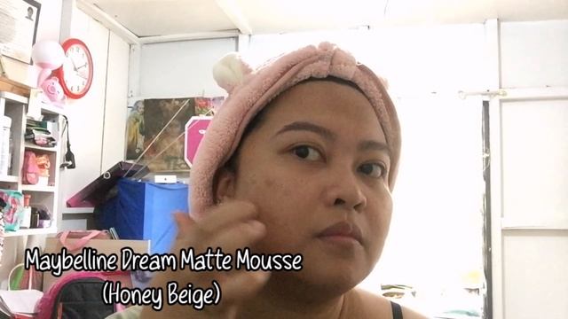 Simplest MakeUp Tutorial EVER! using Maybelline Dream Matte Mousse |sanievlogs
