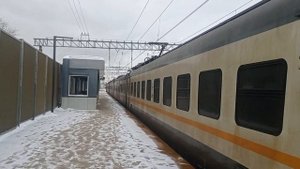 Электропоезд ЭП2Д-0209 "ЦППК" сообщением Голутвин-Москва(Казанский-Вокзал).