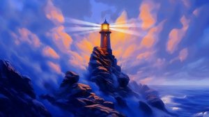 Маяк на Скале | Lighthouse Fantasy Dreamscape - Живые Обои