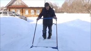 Чудо-скребки для снега на полозьях.