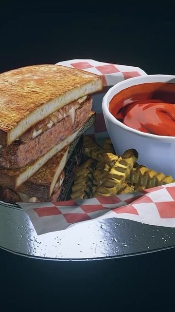 Котлета для гамбургера с сыром #рецепт #еда #сыр смотреть онлайн