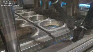 Машина для наполнения и запайки стаканчиков/Автомат для фасовки и упаковки сметаны/кефира/хумуса