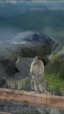 20 seconds funny #shortsvideo #trending #shorts #animals #marmot