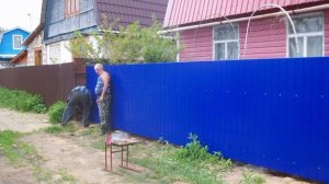 Обновляем забор
