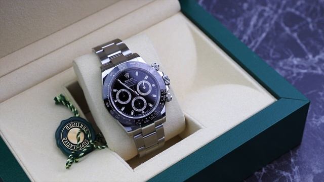 Rolex Cosmograph Daytona Black 116500LN Unboxing & Presentation смотреть онлайн