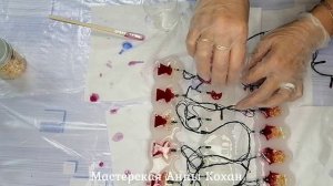 Гирлянда НА ЕЛКУ из эпоксидной смолы. Новогодний декор.