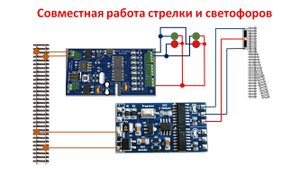 Стрелка и светофоры. Совместная работа