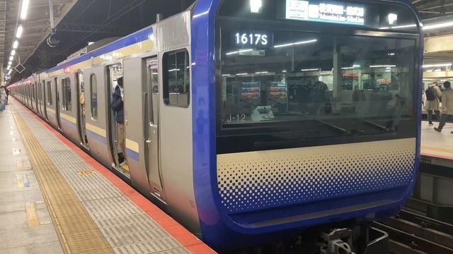 10.03.2023 года.Прибытие и отправление электрички маршута «Касима-Курихама» на станции Йокогама. смотреть онлайн