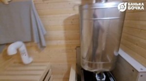 Система вентиляции в бане-бочке, доп. опция