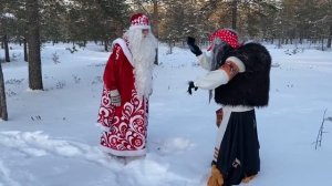 Съезд Дедов Морозов город Покачи