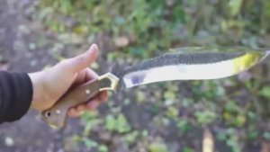 Изготовление ножа кукри из арматуры