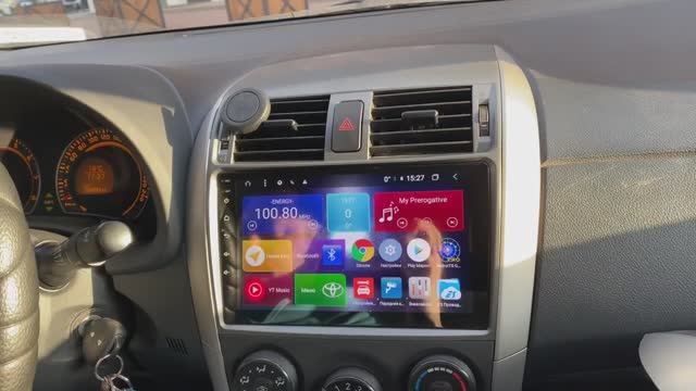 Магнитола для Toyota Corolla E150 (все контакты в описании) смотреть онлайн