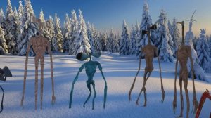 Много СИРЕН ГОЛОВЫХ  против горки (Тревор Хендерсон)