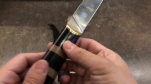 Нож "Карачаевский" Граб, латунь от Кизляр