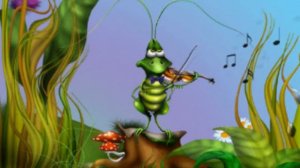 В траве сидел кузнечик