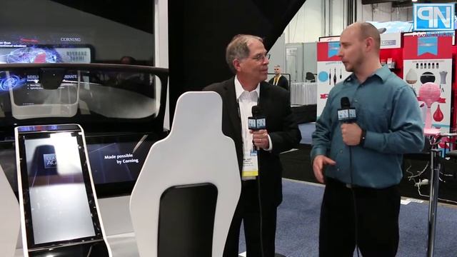Corning - Gorilla Glass enters the auto market - Interview - CES 2016 - Poc Network