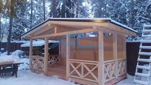 Строительство беседки станция Есенинская