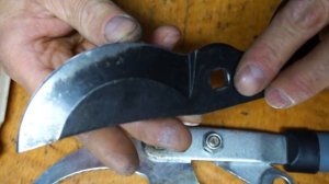 Садовый секатор Способ заточки