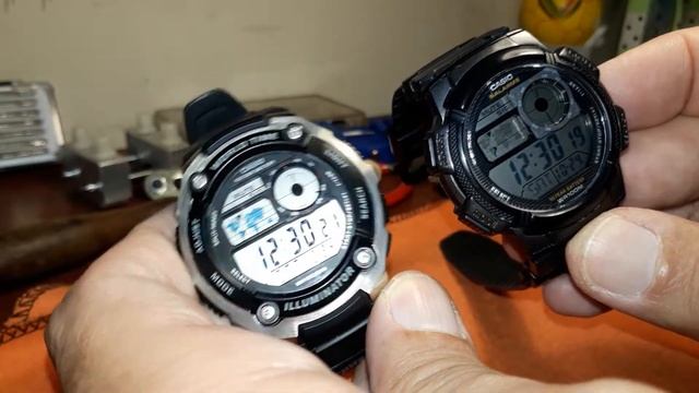 Comparativa Casio AE 1000W y Casio AE2100W смотреть онлайн