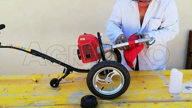 Come montare il Decespugliatore a ruote GeoTech WBC 520 смотреть онлайн