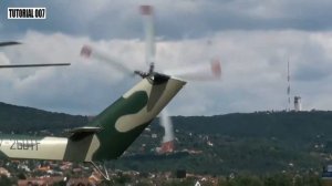 Action From Mil Mi-26 Helicopter, World's Largest Helicopter