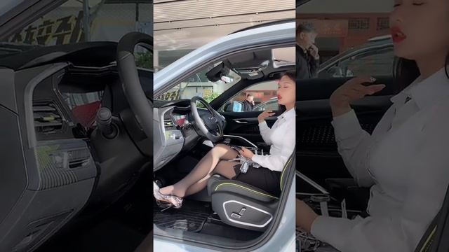 Chinese girl shoeplay with nylon