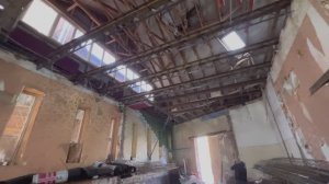 Реконструкция здания, армирование плиты пола обратная засыпка