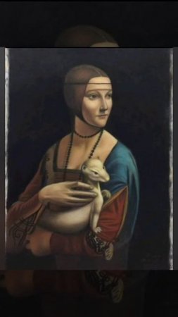 Drawing Lady with an ermine