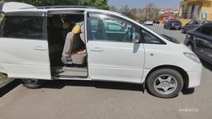 Toyota Estima 8 мест гибрид 2 поколение eva коврики в салон и багажник evabel.ru 88002224845