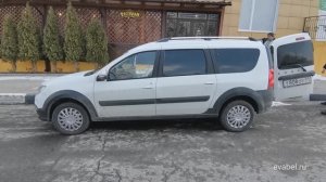 Lada Ларгус Кросс рестайлинг 7-мест eva коврики в салон и багажник evabel.ru 8800-222-48-45