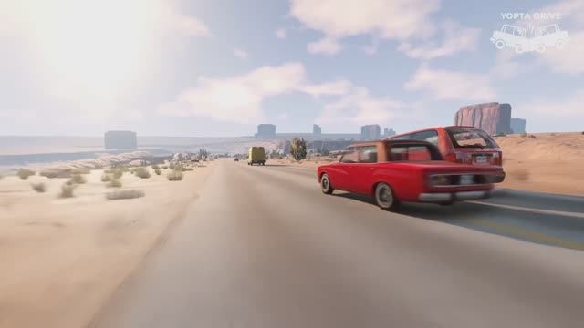 Реалистичные мощные аварии 🔥 BeamNG.Drive