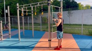 Вертикальная тяга с РЕЗИНОЙ - ОФП 2 спина