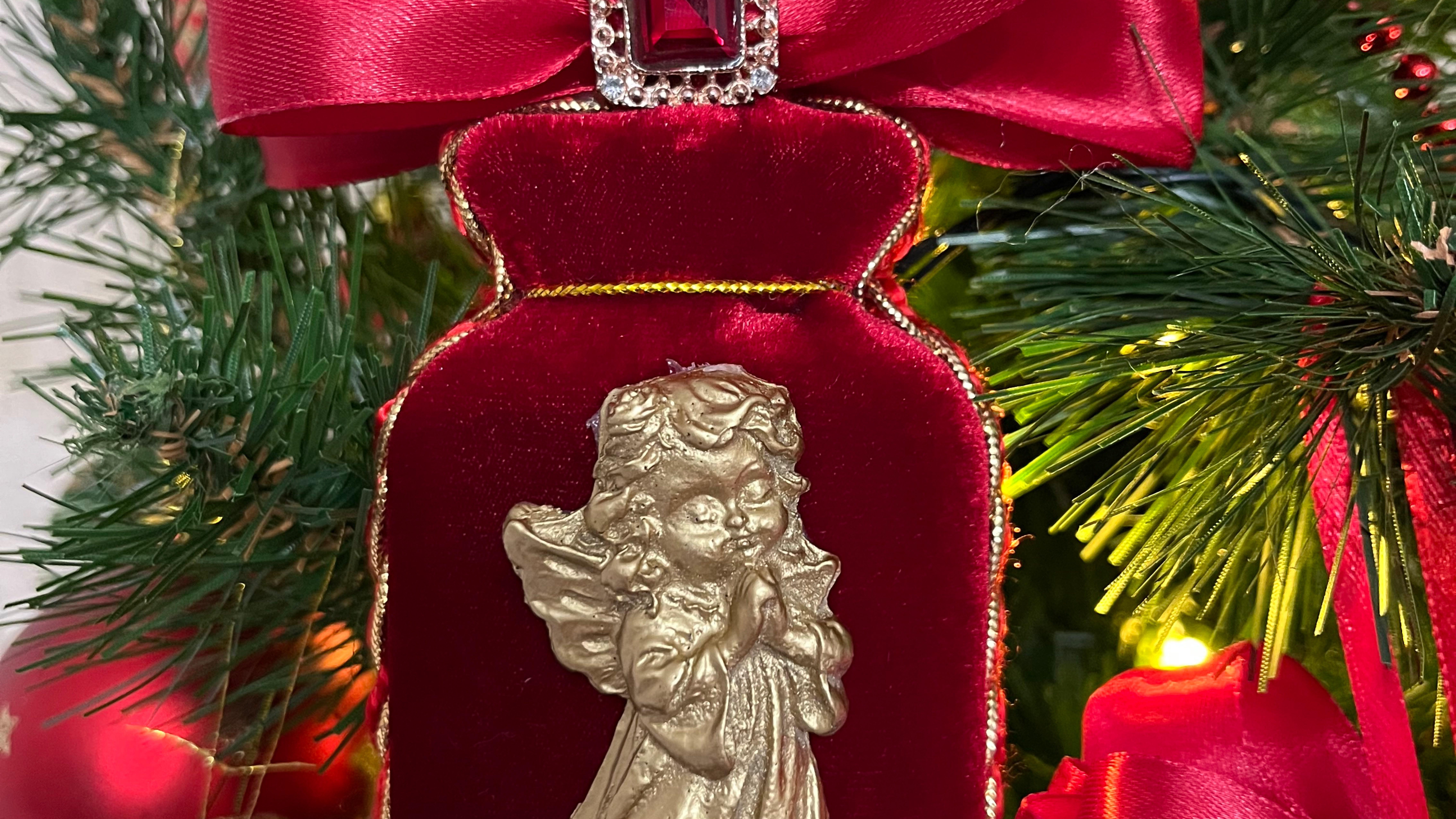 Создание новогоднего украшения елочной игрушки Ангел