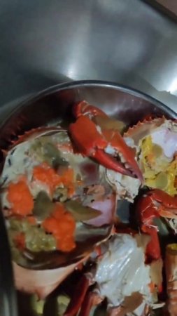 蒸螃蟹 | 好吃的原味螃蟹 | Steam Crabs | Tasty Crabs #Shorts