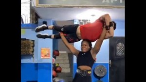 LIFT AND CARRY | HOUSE WIFE LIFT CARRY MAN LIKE A WRESTLER