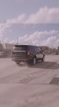 Протестировали удержание в полосе Chevrolet Subarban