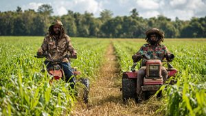 Косим сено - весёлая песня в стиле регги (reggae), о жизни в деревне | SUNO AI от @neuroart_dm