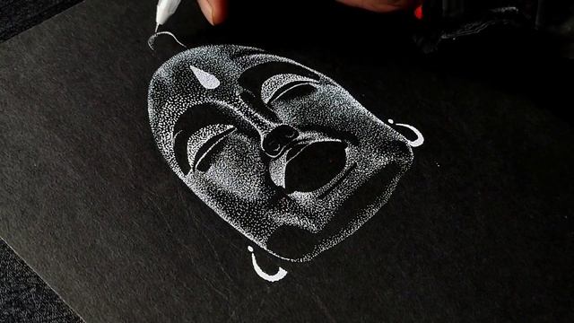 20,000 White Dots Drawing Lord Shiva | Lord Shiva Drawing With White Dots