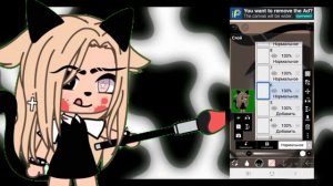 туториал как обрабатывать глоза,волосы,ушки[гача лайф]